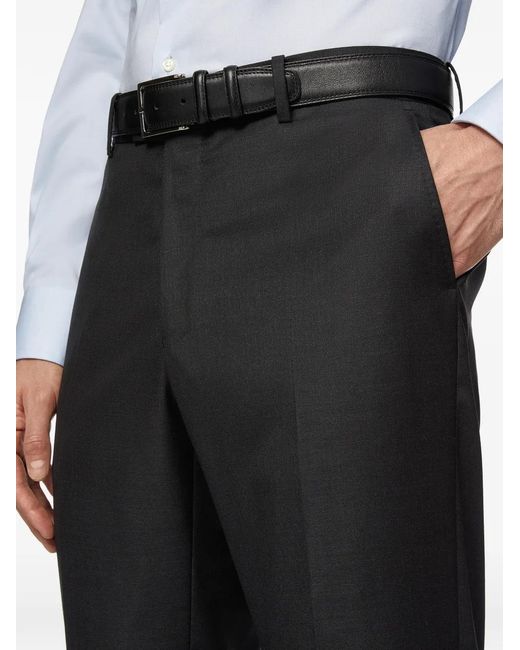 Boggi Black Tailored Trousers for men