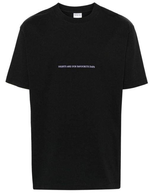 Marcelo Burlon T-shirt Met Tekst in het Black voor heren
