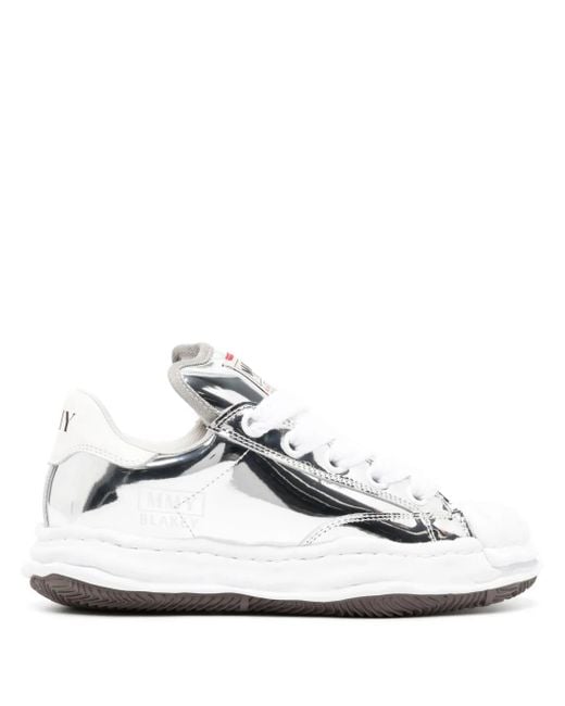 Maison Mihara Yasuhiro White Blakey Original Sole Chunky Sneakers