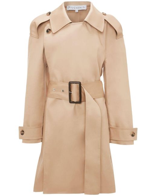 J.W. Anderson Natural Wrap-front Trench Coat for men