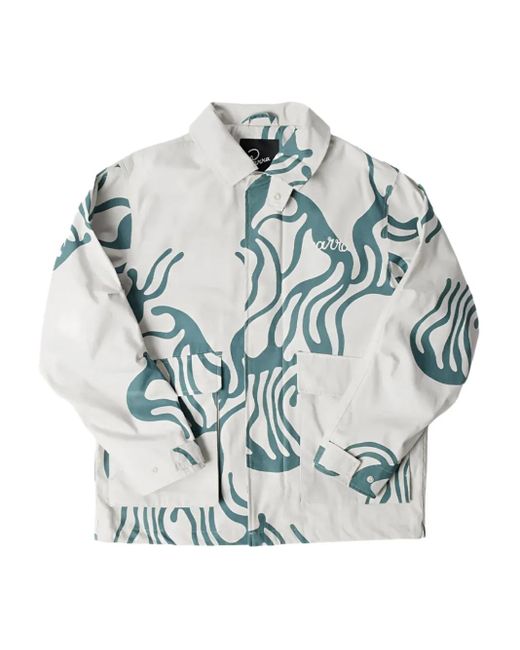 by Parra Gray Half Blob Jacket for men