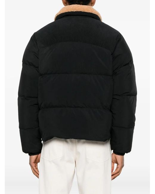 Pyrenex Black Fiery Corduroy Collar Jacket