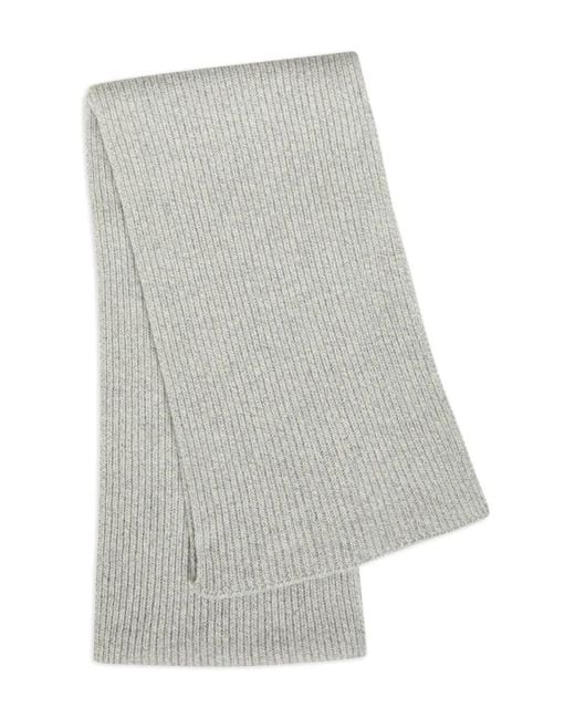Sciarpa A Coste di John Smedley in Gray da Uomo