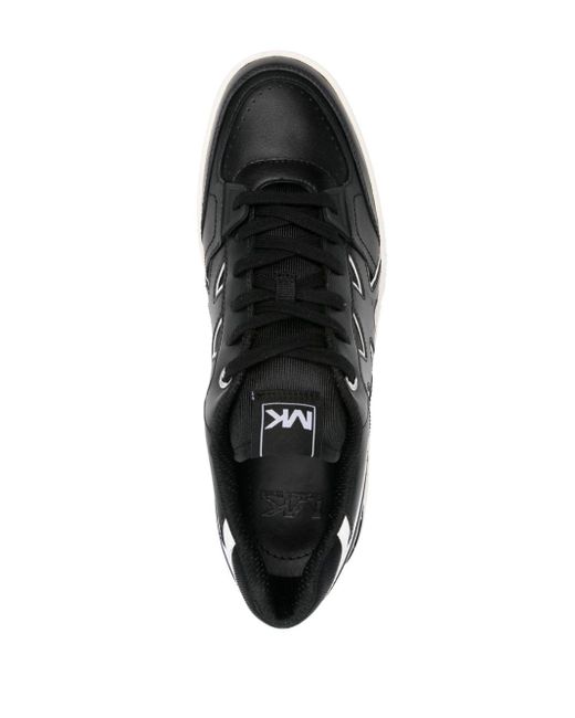 Michael Kors Black Rebel Leather Sneakers for men