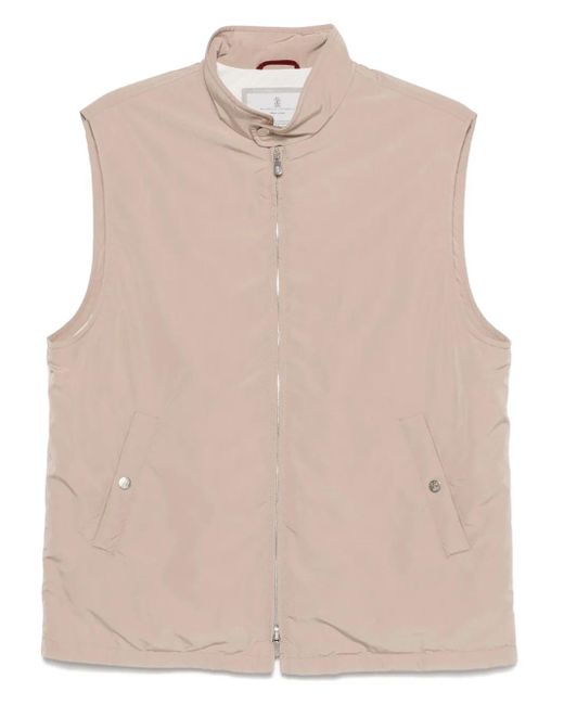 Chaleco Acolchado Brunello Cucinelli de hombre de color Pink