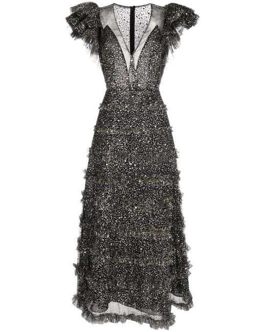 costarellos black gown