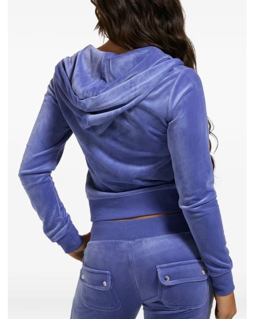 Juicy Couture Blue Robertson Zip-Up Hoodie