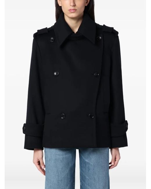 Max Mara Black Double-Breasted Jacket