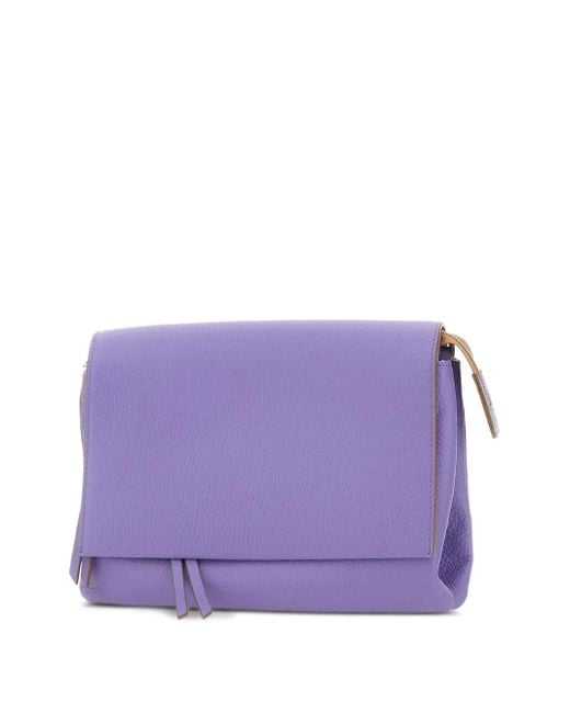 Gianni Chiarini Purple Three Clutch Bag