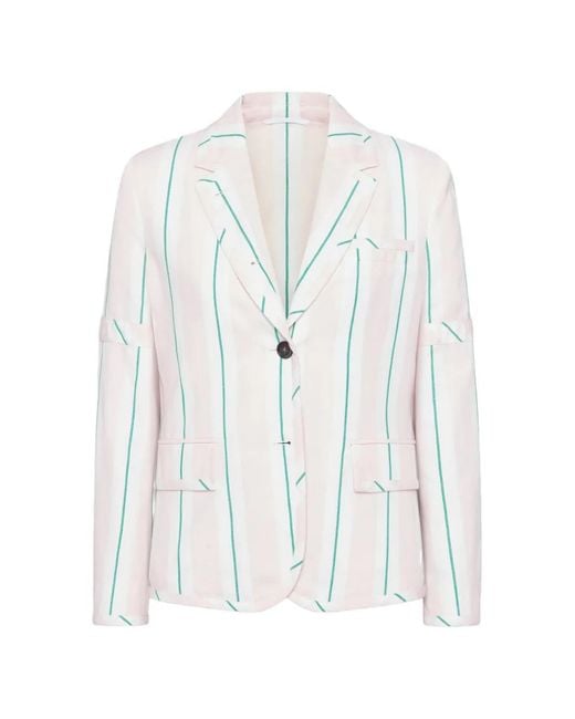 Thom Browne Gestreept Jack in het White
