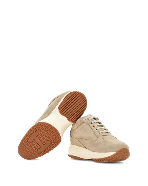 Hogan Natural Leather Sneakers