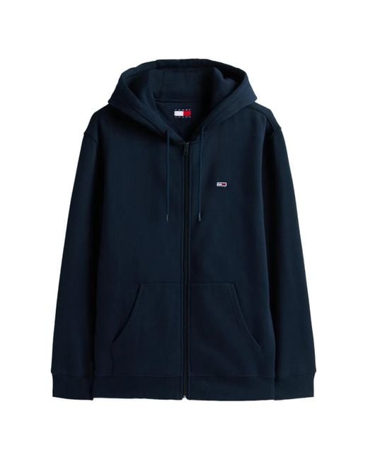 Tommy Hilfiger Blue Zip-Up Hoodie for men