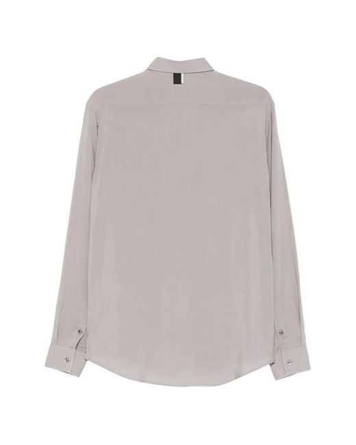 Low Brand Gray Buttoned Shirt for men