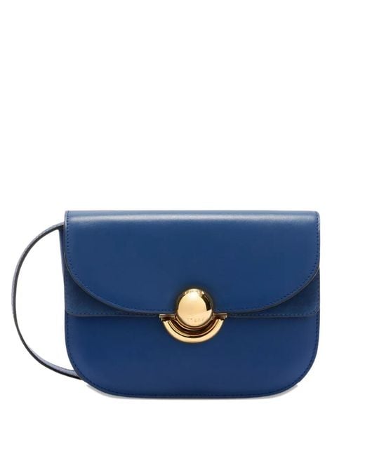Furla Blue Mini Sfera Mala A Crossbody Bag