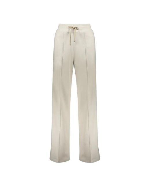 Moorer Natural Drawstring-Waist Track Pants