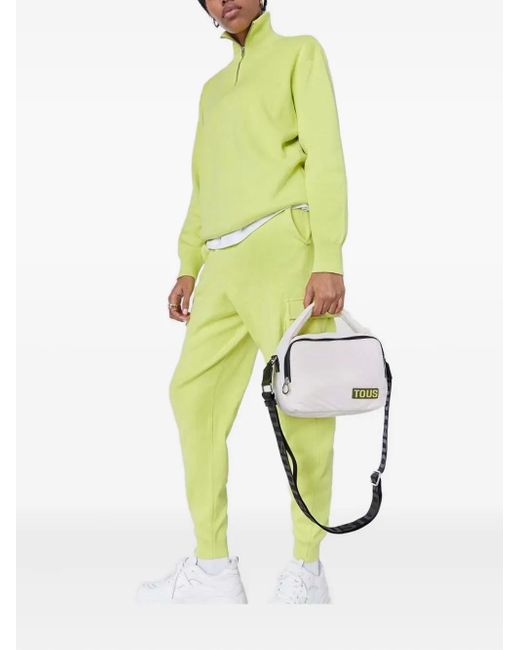 Tous Yellow Logo-Patch Cross-Body Bag