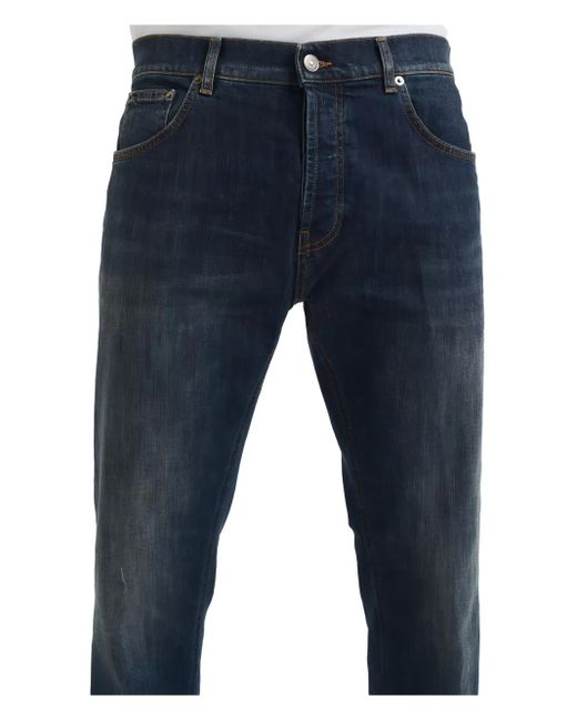Dondup Blue Five-Pocket Jeans for men