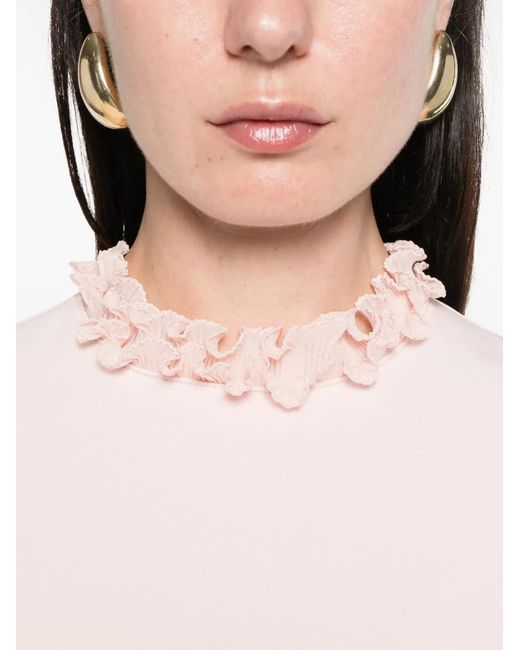 Valentino Garavani Pink Cady Couture Midi Dress