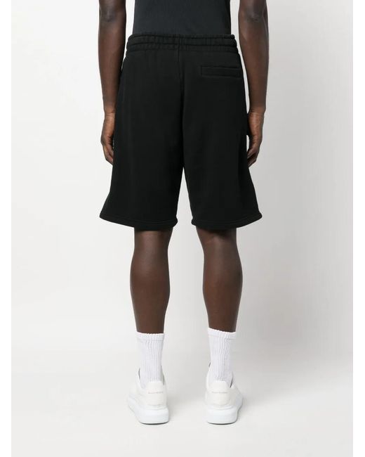 Palm Angels Black Shorts for men