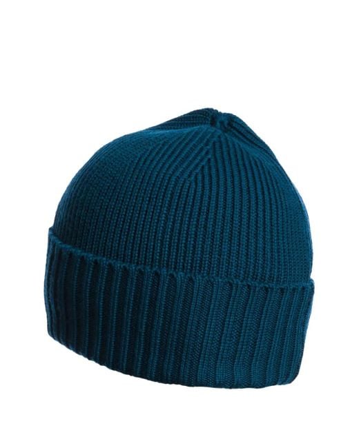 Parajumpers Blue Ribbed Beanie