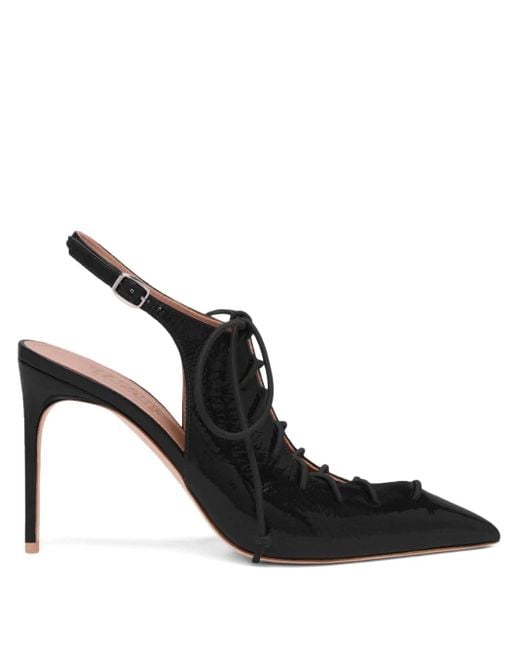 Malone Souliers Alia 90mm スリングバック パンプス Black