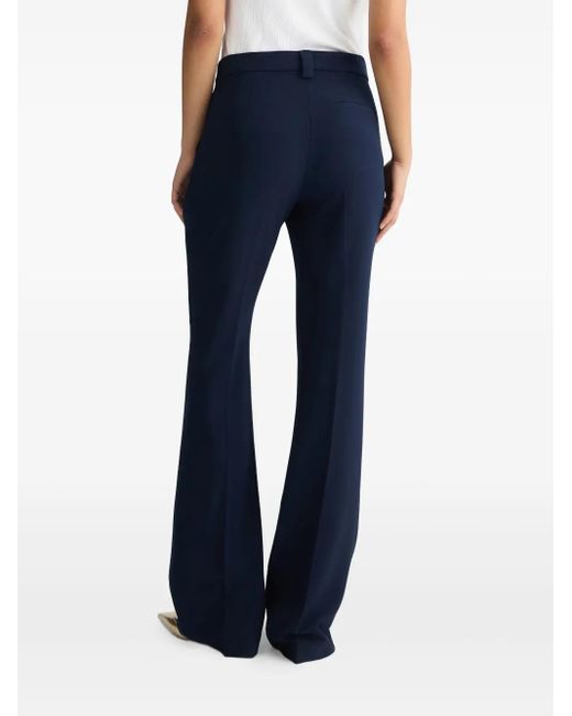 Liu Jo Blue Cady Flared Trousers