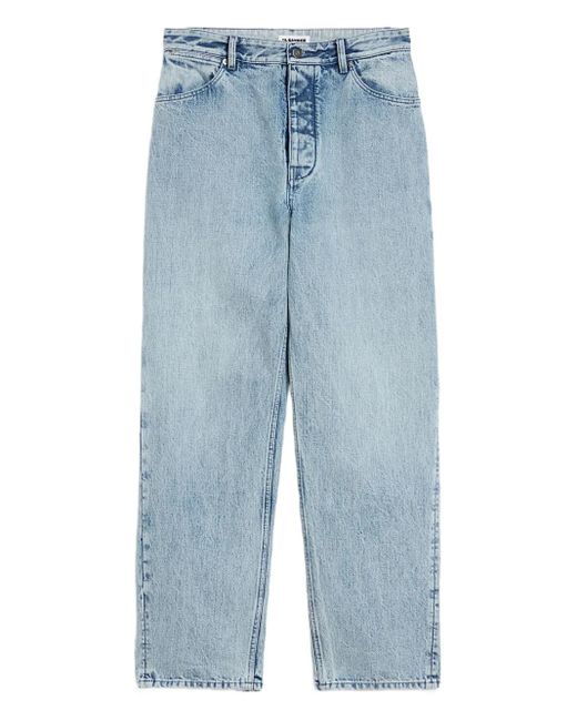 Jil Sander Jeans Mit Logo-Patch in Blue für Herren