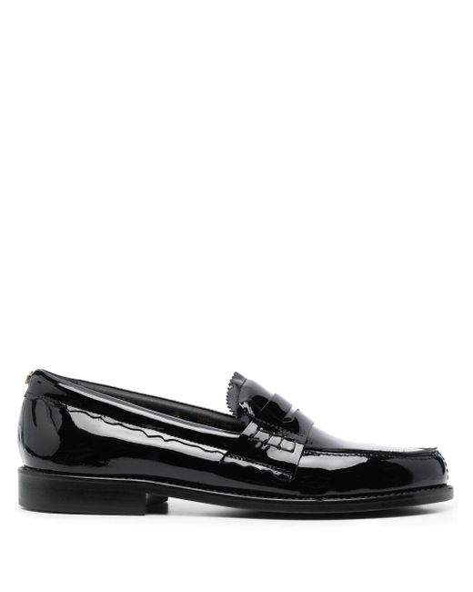 Golden Goose Patent-finish Penny Loafers in Black for Men | Lyst