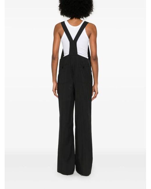 P.A.R.O.S.H. Black Poplin Jumpsuit