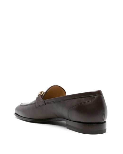 Scarosso Brown Alessandra Leather Loafers