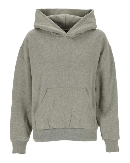 Fear Of God Gray Logo Hoodie
