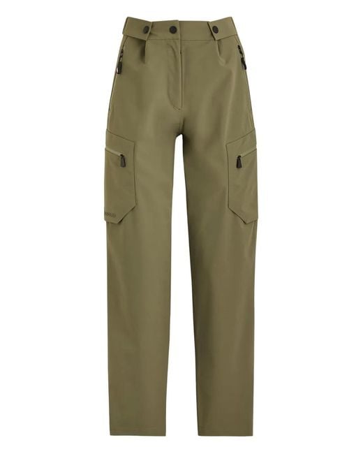 Moncler Green Side-Pocket Pants