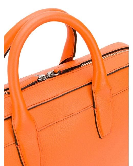 Mulberry Belgrave Laptop Bag in Orange for Men | Lyst