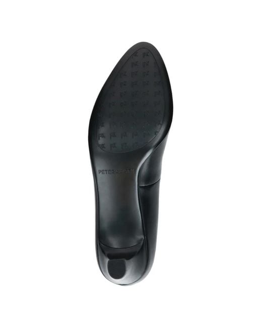 Peter Kaiser Black Round-Toe Pumps