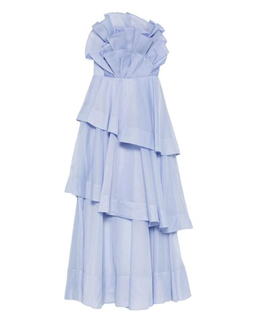 Aje. Blue Selestia Gown Dresse