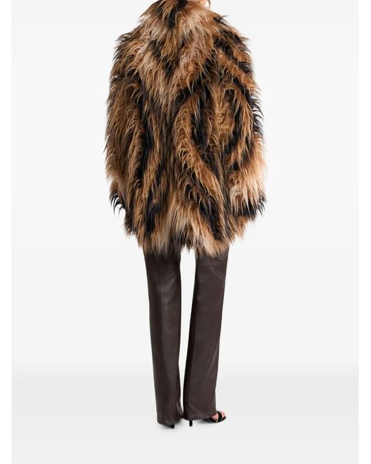 Etro Brown Alpaca-Wool Coat