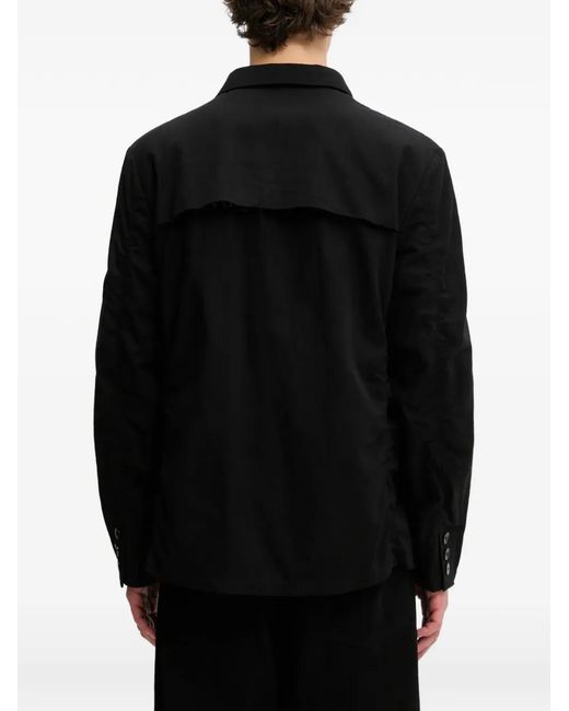 Undercover Black Appliqué Tailored Jacket for men