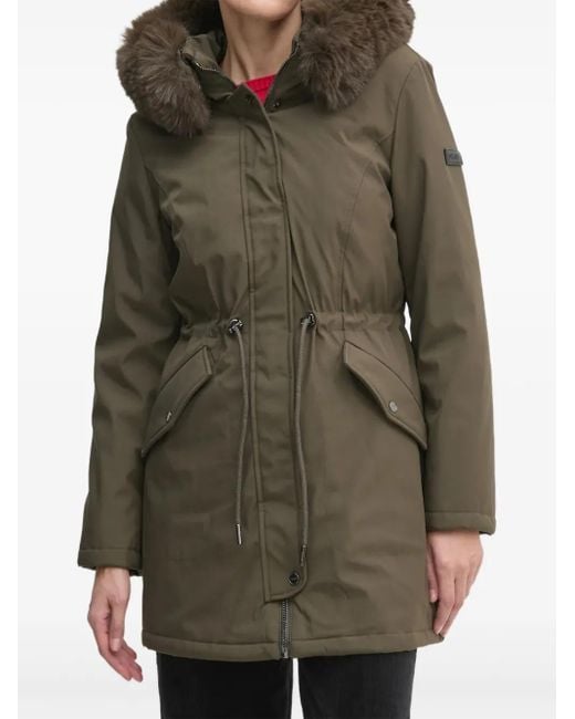 DKNY Green Hooded Jacket