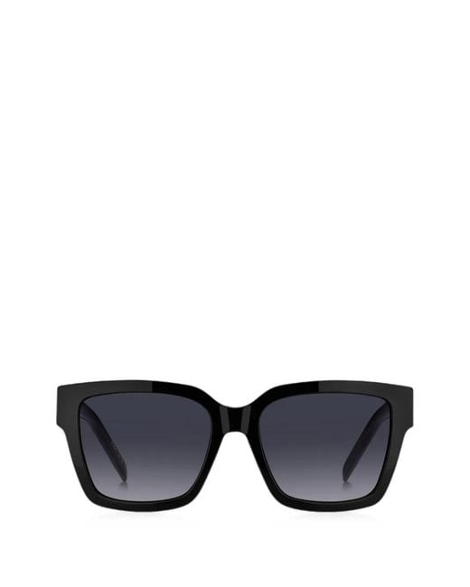 Boss Blue Square-Frame Sunglasses