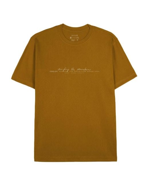 Osklen T-Shirt Mit Text-Print in Green für Herren