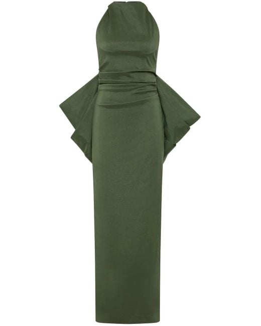 Rachel Gilbert Lottie イブニングドレス Green