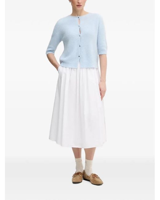 Ouí Blue Button-Up Cardigan