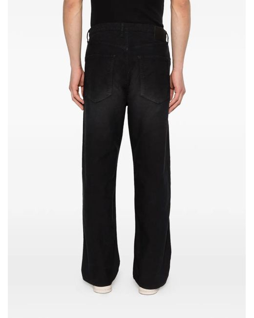 Visvim Black Fluxos 01 Trousers for men