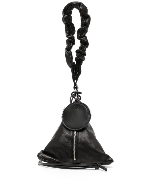 Mini sac en cuir à design triangulaire Y's Yohji Yamamoto en coloris Noir |  Lyst