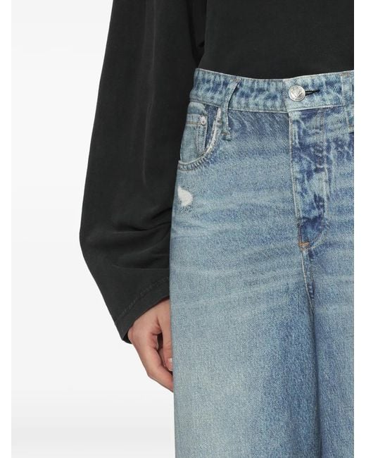 Jean Ample À Effet Usé Rag & Bone en coloris Blue