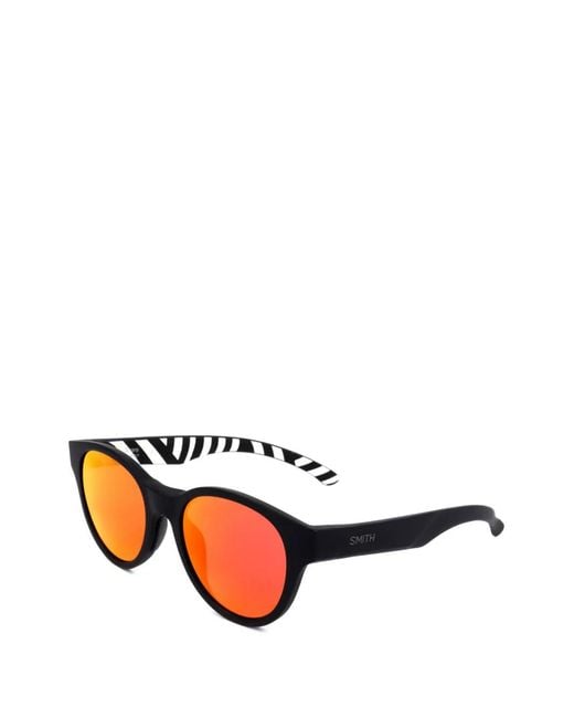Smith White Snare Round-Frame Sunglasses