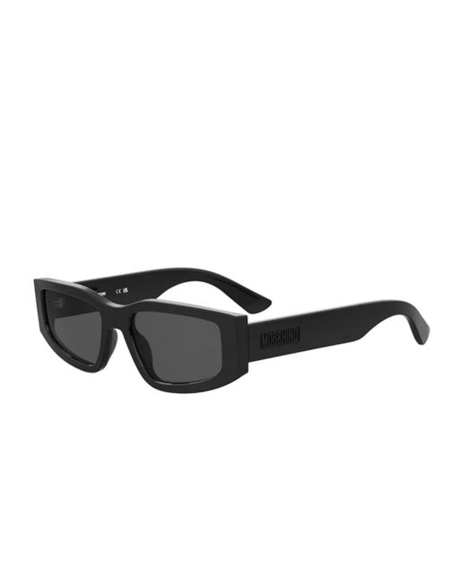 Moschino Zonnebril Met Logoplakkaat in het Black voor heren