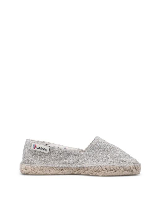 Espadrilles White Alpargata Glitter-Mesh