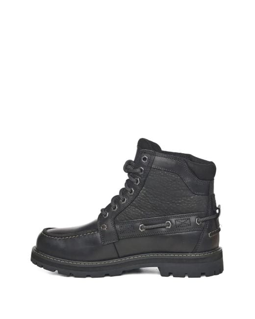 Timberland Black Britton Road Leather Ankle Boots for men