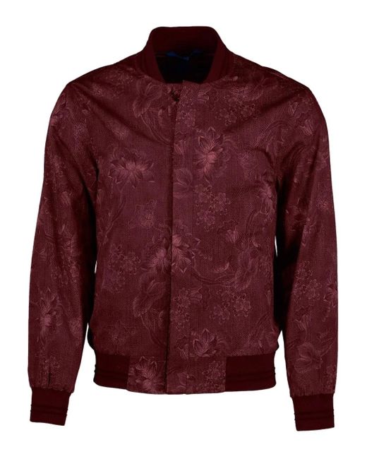 June79 Red Pierre Bomber Jacket for men